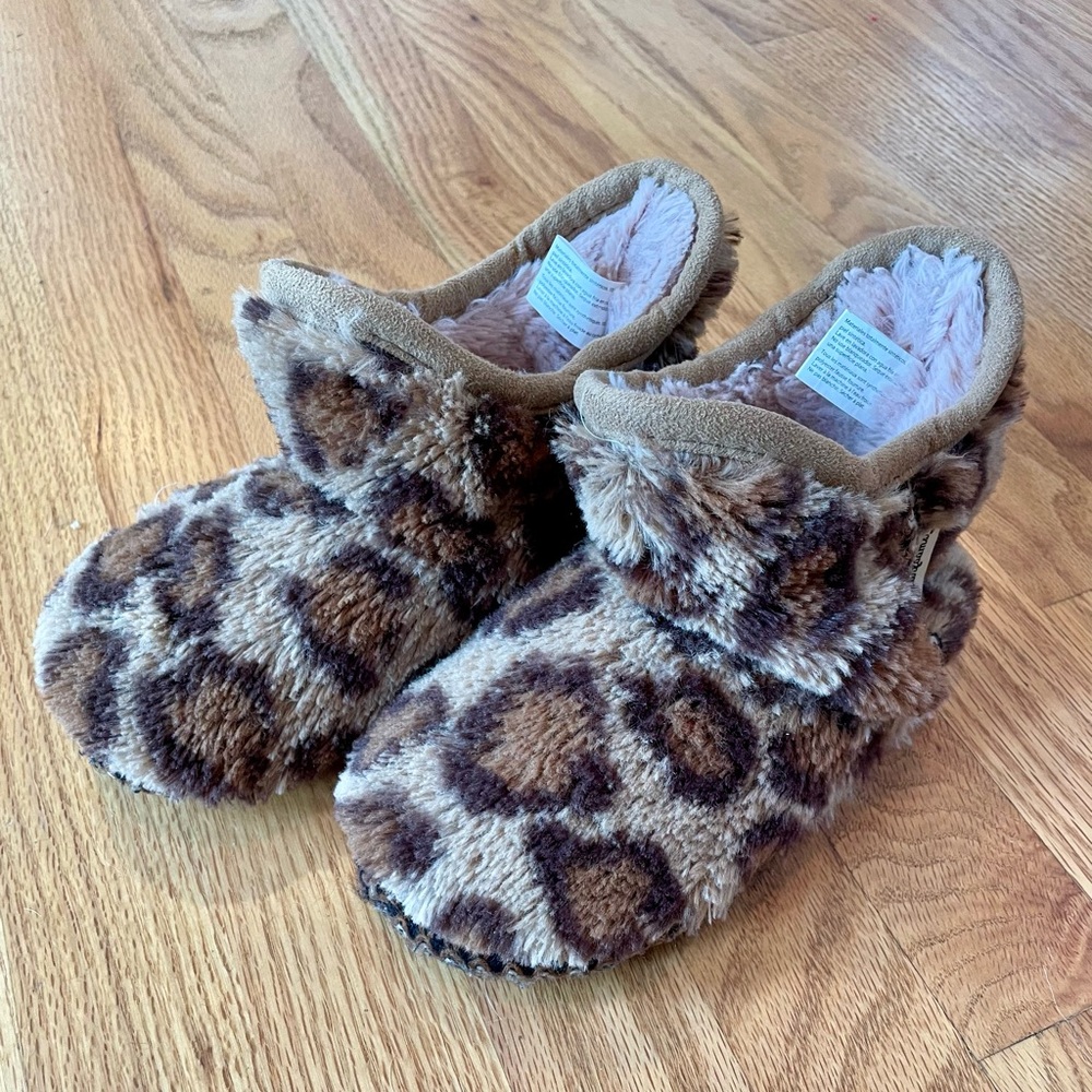 🐆 Slippers Leopard Print Fleece